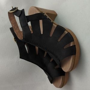 Dansko Demetra leather slingback shoes